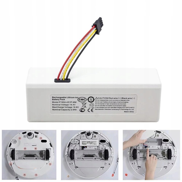 Bateria-Aku-do-Xiaomi-Mi-Robot-Vacuum-Mop-1C-Mijia-1C-STYTJ01ZHM-2600mAh-Zawiera-baterie-tak